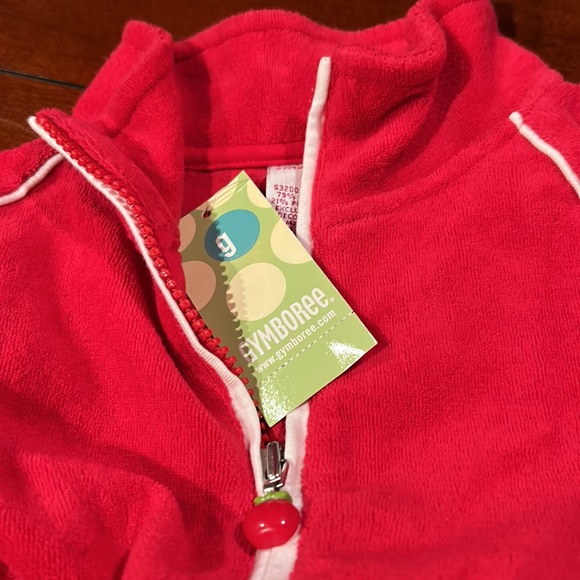 NWT Gymboree Candy Apple Red Piped Terry Zippered Jacket 2004 Size 3 - Picture 15 of 15